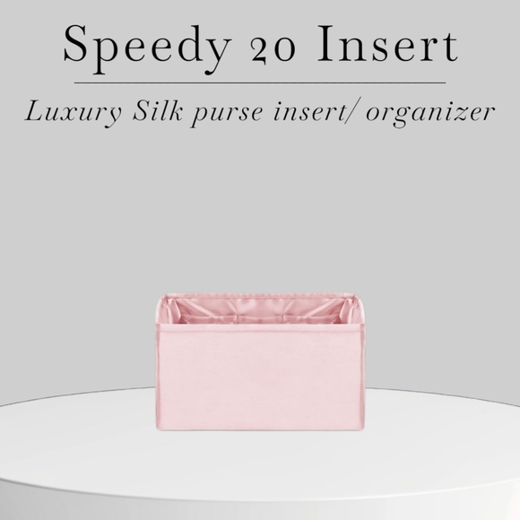 Pink Silk Handmade Bag Organizer for Speedy 20 – Lightweight & Elegant - Picture 1 of 2
